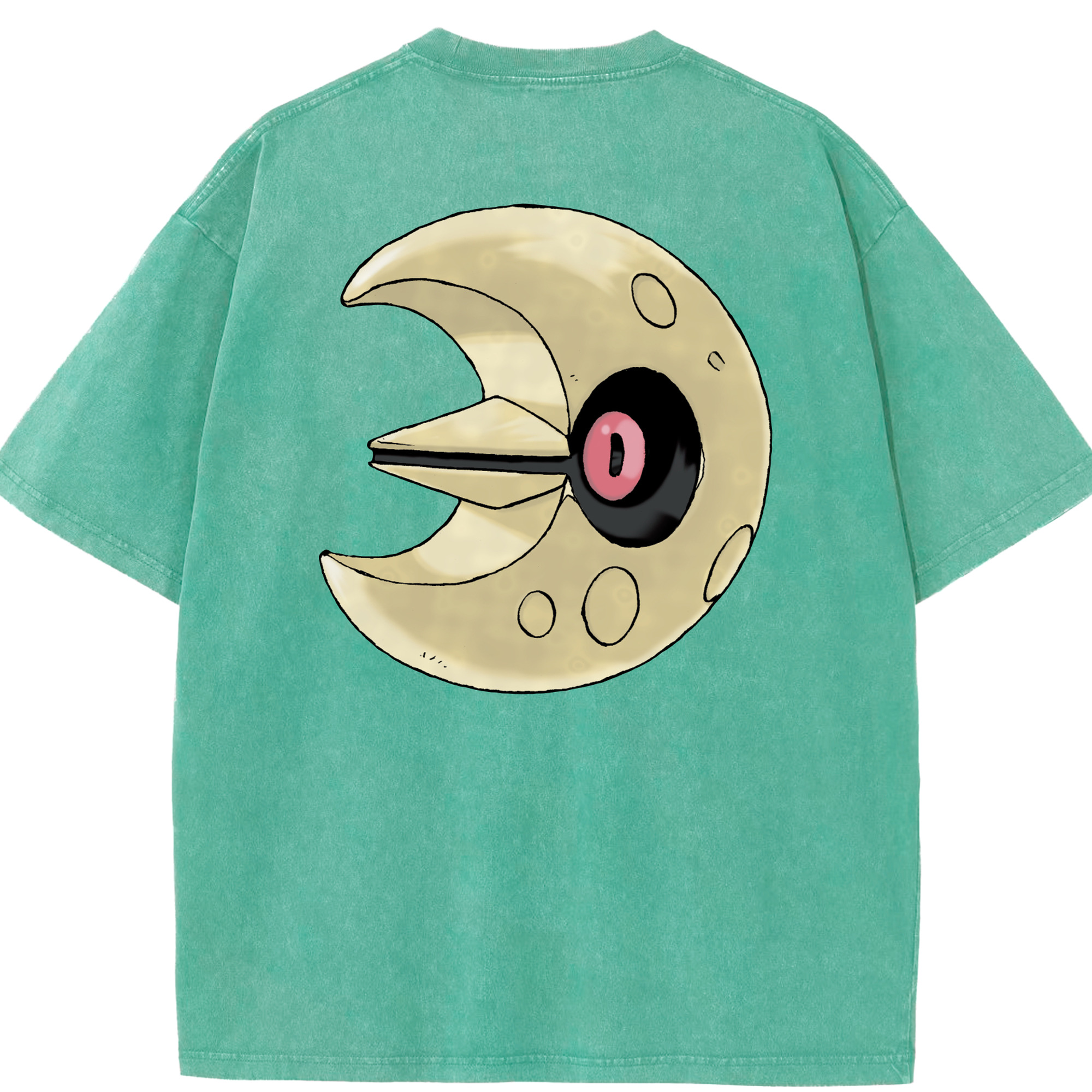 （画像用） ポケットモンスター Pokémon 綿100% ヴィンテージ風 半袖Tシャツ（背面プリント）